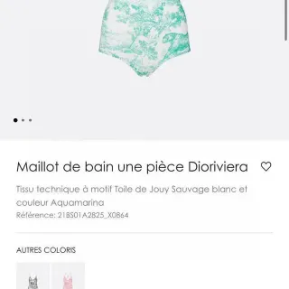 Dior Dioriviera White Blue Crisscross Back Straps Toile De Jouy Print Swimwear