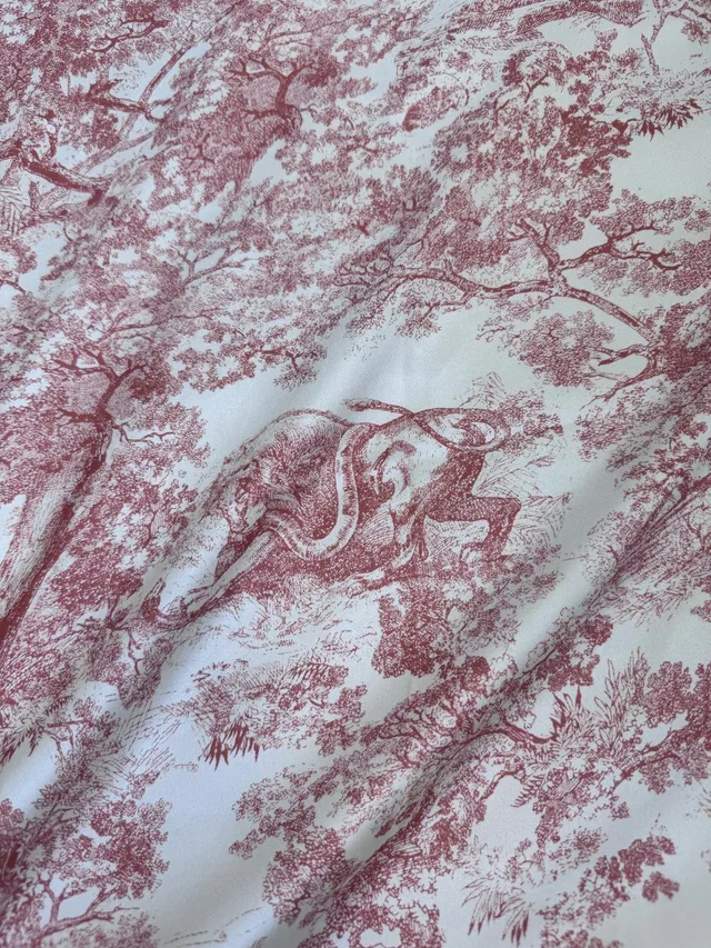 Dior Toile Print et bordure rayée écharpe en soie 9