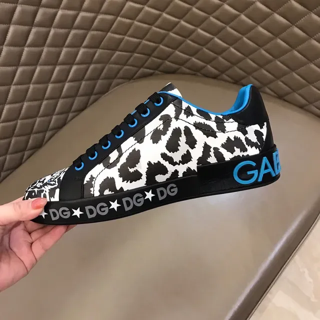 Dolce & Gabbana Just Be Royals Sneakers plateforme style de vie imprimé cow-print 3