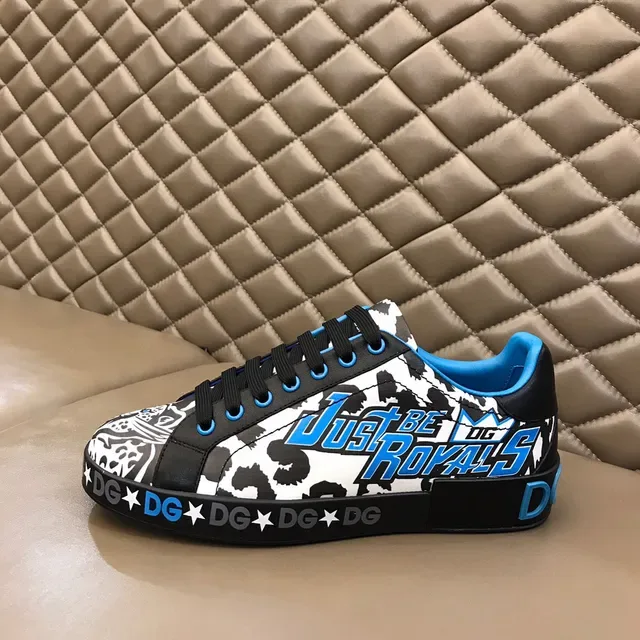 Dolce & Gabbana Just Be Royals Sneakers plateforme style de vie imprimé cow-print 5