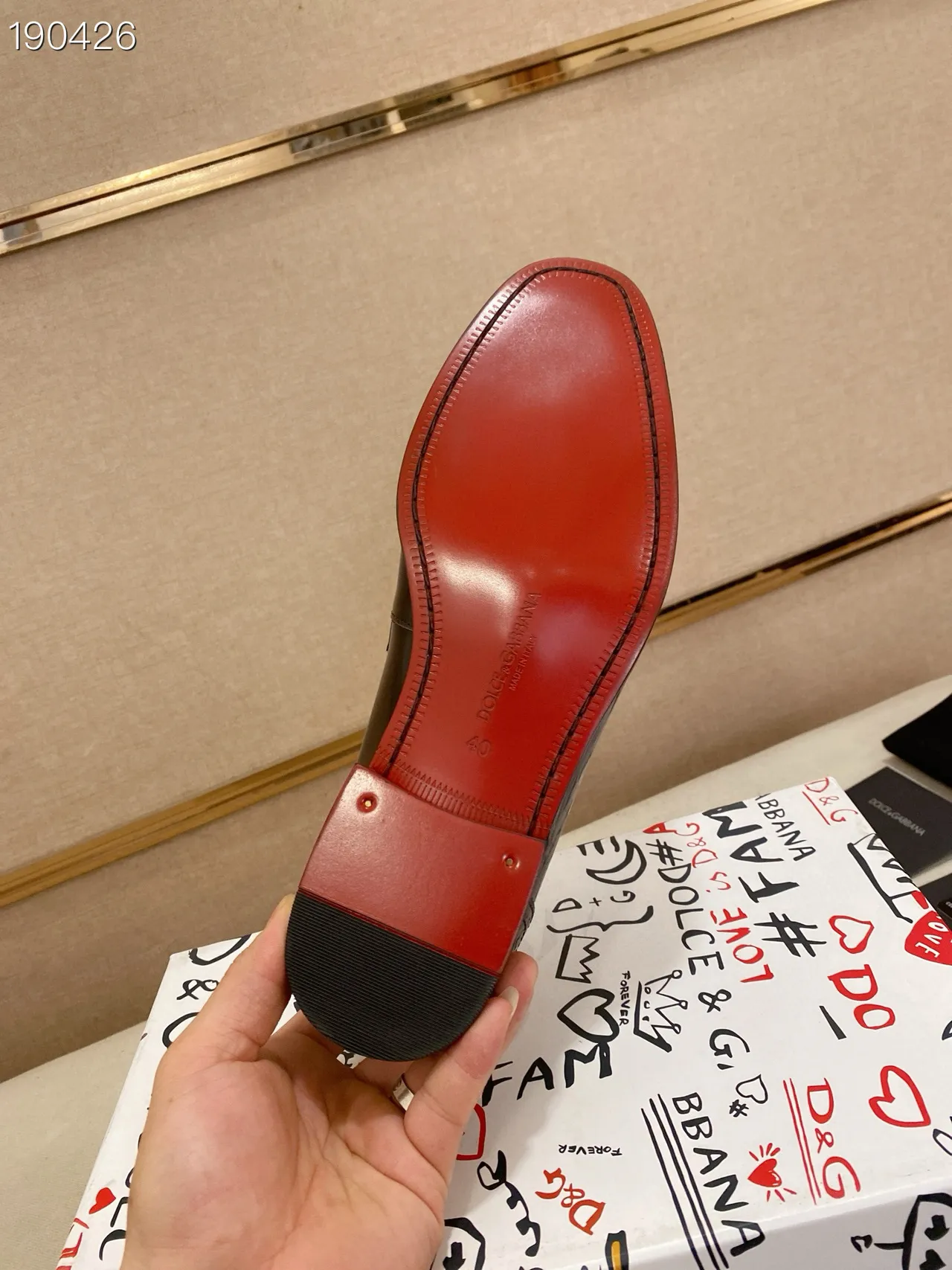 Dolce & Gabbana Portofino mocassins en cuir marron à deux tons 4