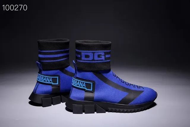 Dolce & Gabbana Speed Trainer Tênis Lifestyle Azul e Preto 2