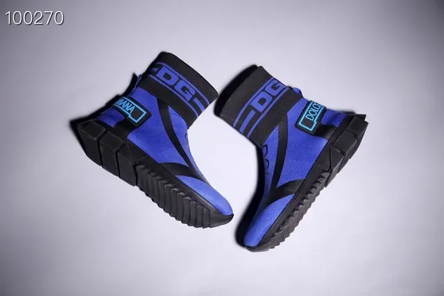 Dolce & Gabbana Speed Trainer Tênis Lifestyle Azul e Preto 3