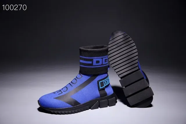 Dolce & Gabbana Speed Trainer Tênis Lifestyle Azul e Preto 4