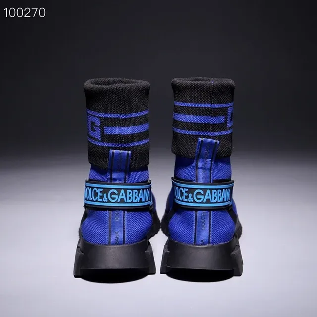 Dolce & Gabbana Speed Trainer Tênis Lifestyle Azul e Preto 5