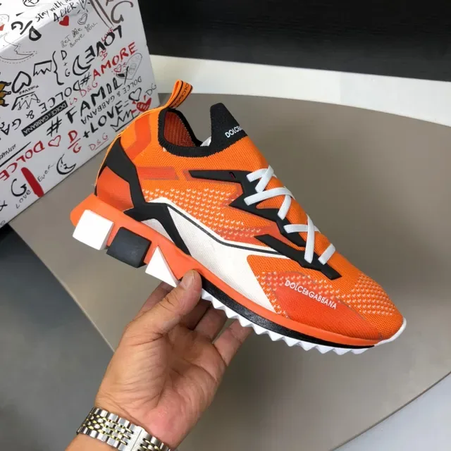 Dolce & Gabbana Sneakers Lifestyle Orange Noir Blanc 5