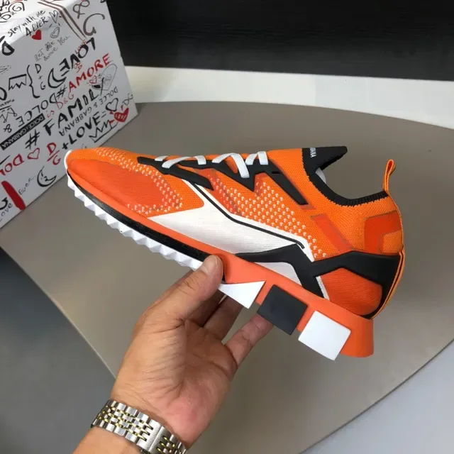 Dolce & Gabbana Sneakers Lifestyle Orange Noir Blanc 6