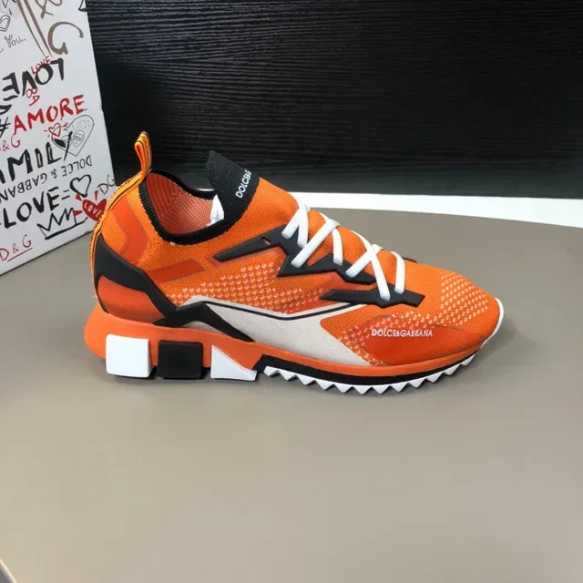 Dolce & Gabbana Sneakers Lifestyle Orange Noir Blanc 8