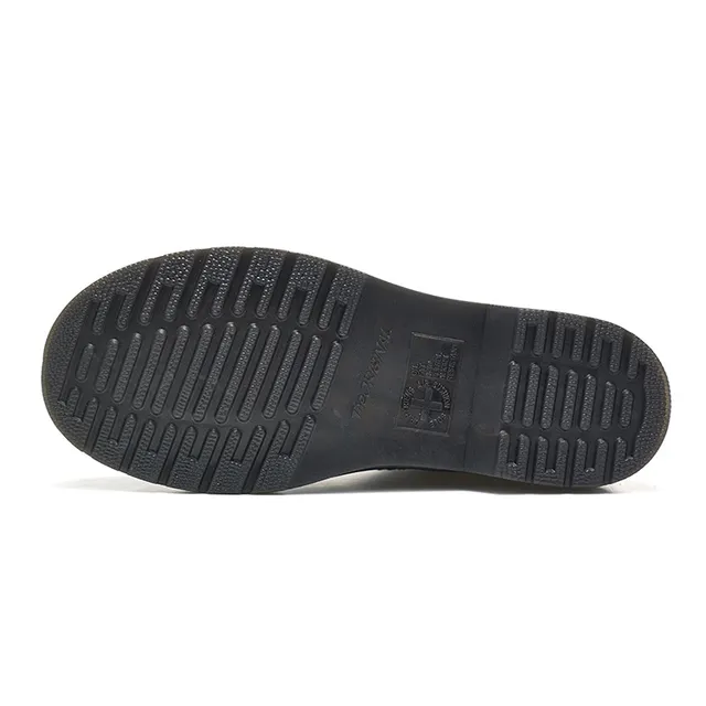 Dr. Martens 1460 Negro Blanco Suave Superior 8-Ojete Cordones Botas Martin 6