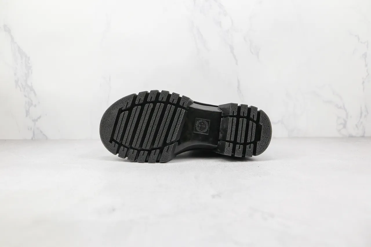 Dr. Martens Jadon negras amarillas suela de plataforma gruesa costura de welt botas Martin 8