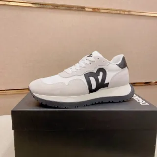 Dsquared2 ICON Off-White and Black Lifestyle Sneakers