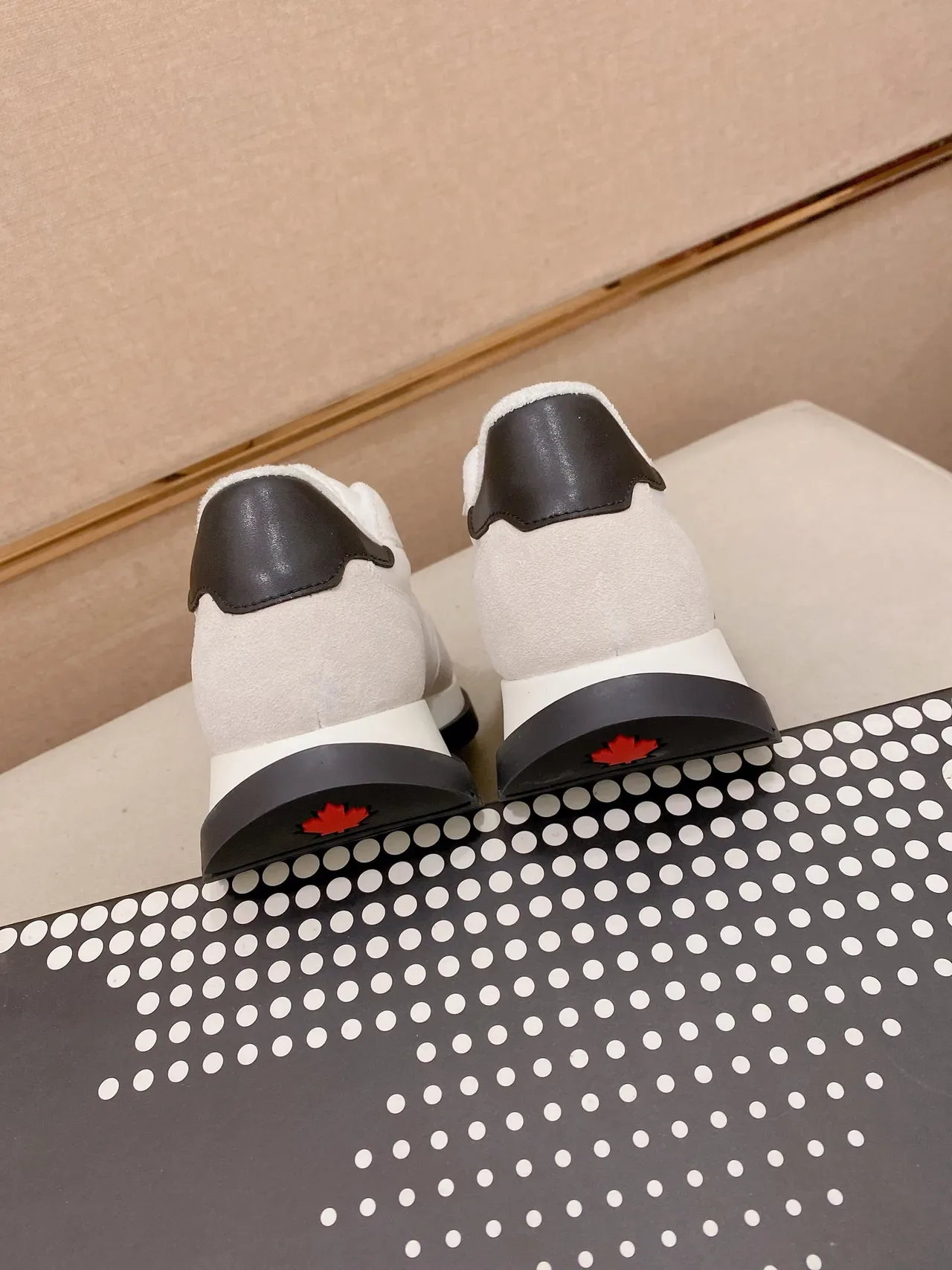 Dsquared2 ICON Off-White and Black Lifestyle Sneakers 8