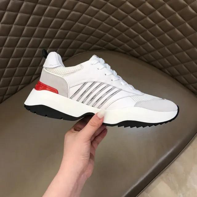 Dsquared2 ICON White Gray Red Lifestyle Sneakers 5