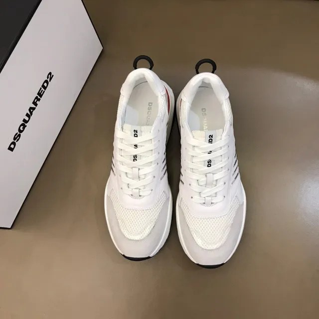 Dsquared2 ICON White Gray Red Lifestyle Sneakers 8