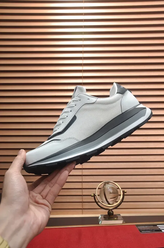Emporio Armani EA Logo White and Black Lifestyle Sneakers 6