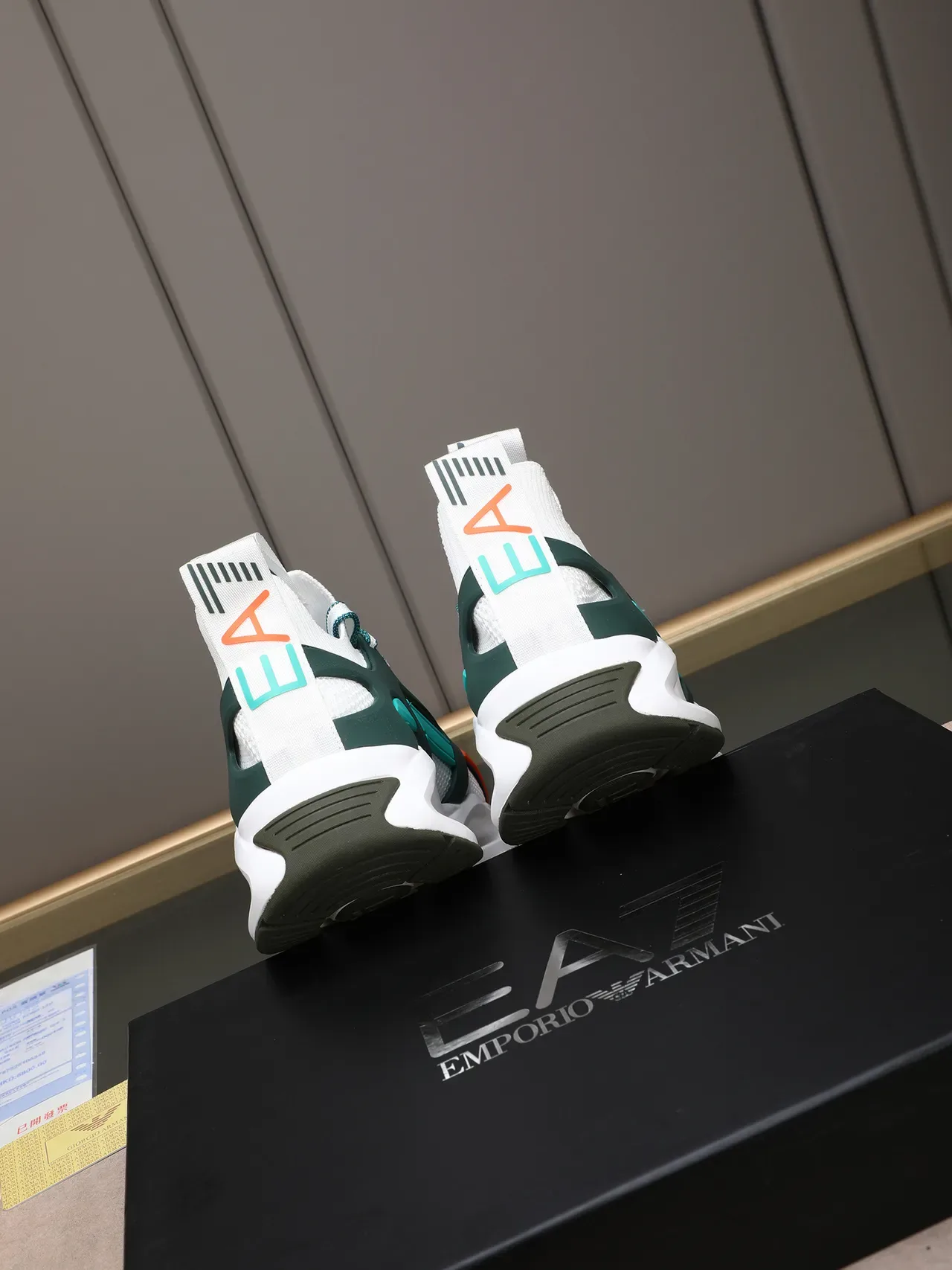 Emporio Armani EA7 Color-Blocked Sculpted Midsole Lifestyle Sneakers 3