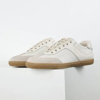 Fendi Beige Brown Perforated Leather Suede Toe Cap Lifestyle Sneakers