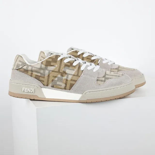 Fendi First Beige et Tan Monogram Chaussures Lifestyle 3