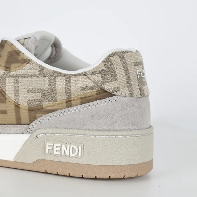 Fendi First Beige et Tan Monogram Chaussures Lifestyle 4