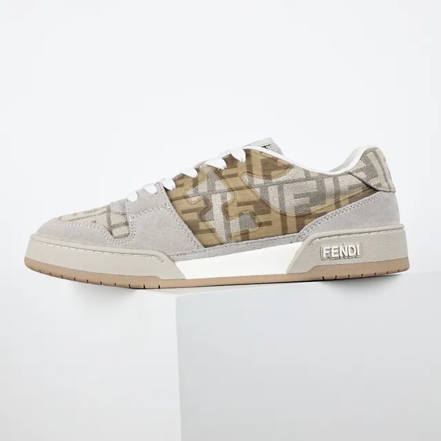 Fendi First Beige et Tan Monogram Chaussures Lifestyle 9