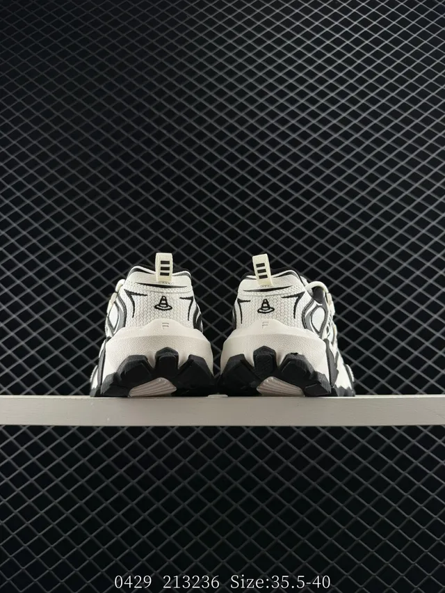 Fila Fusion Exocet White and Black Chunky Sneakers 5