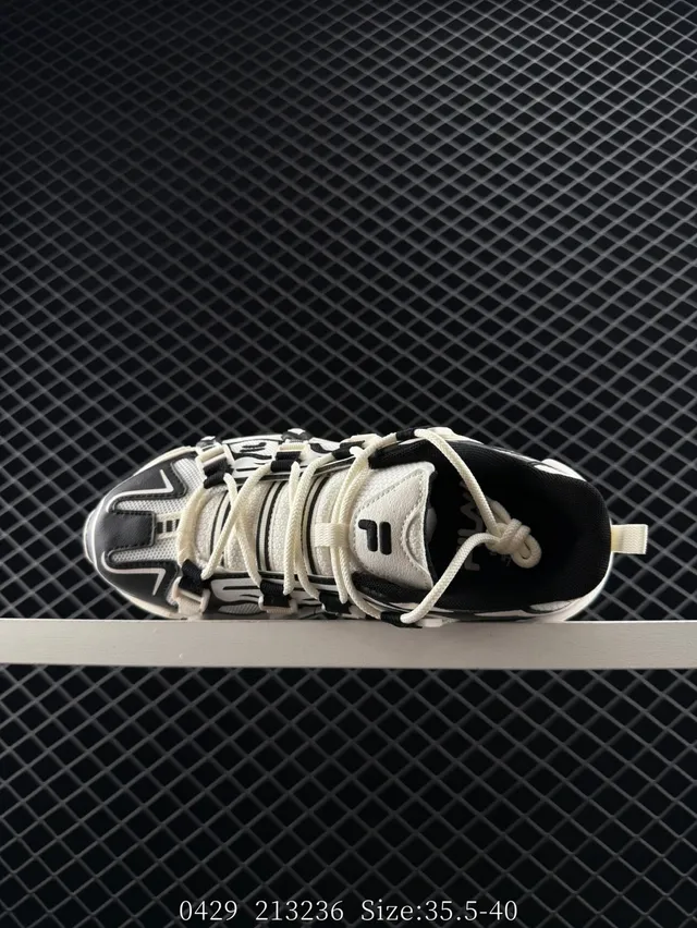 Fila Fusion Exocet White and Black Chunky Sneakers 6