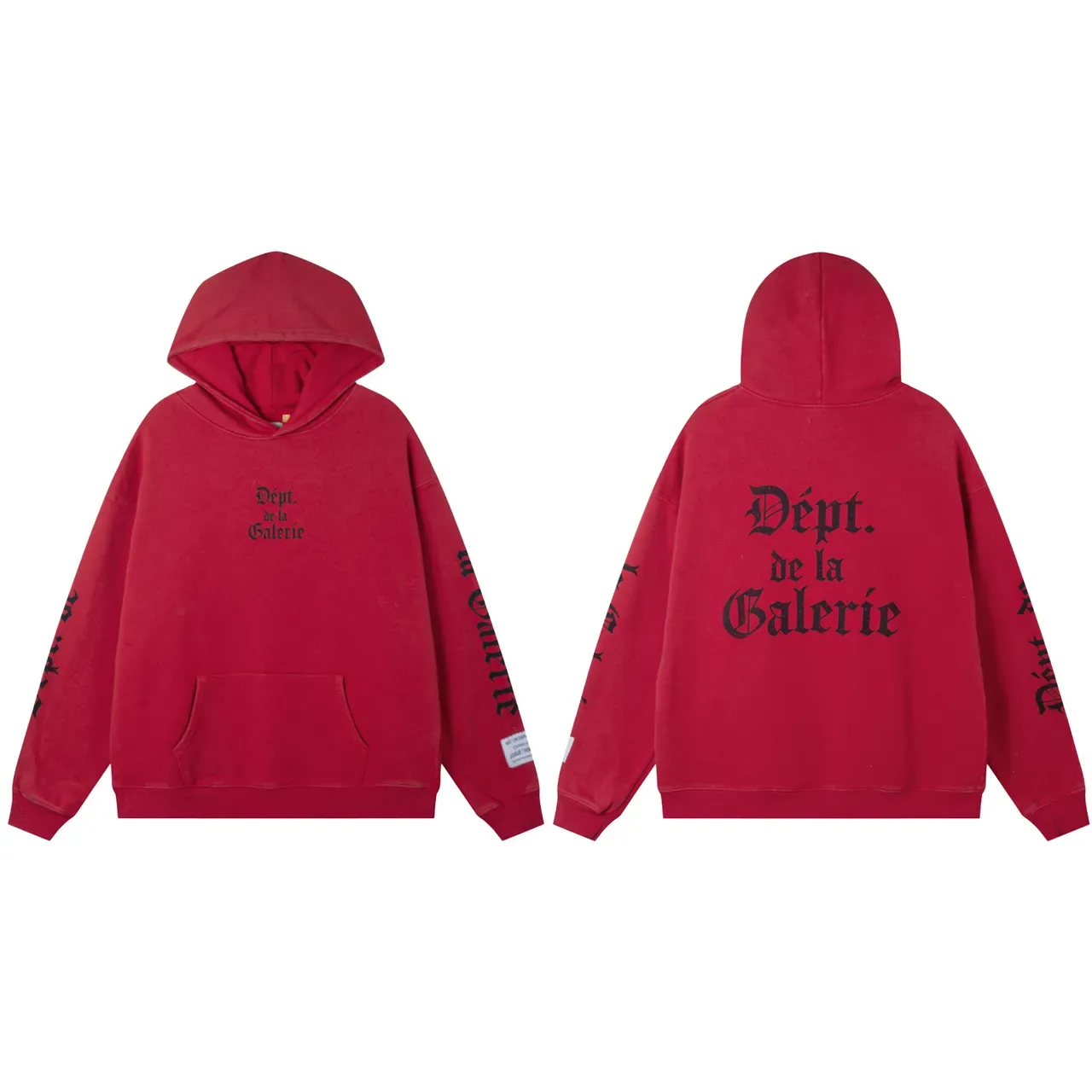 Gallery Dept Dépt. de la Galerie Print Oversized Hoodie 7