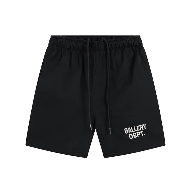 Gallery Dept Logo-Embroidered Elastic Waist Shorts 6