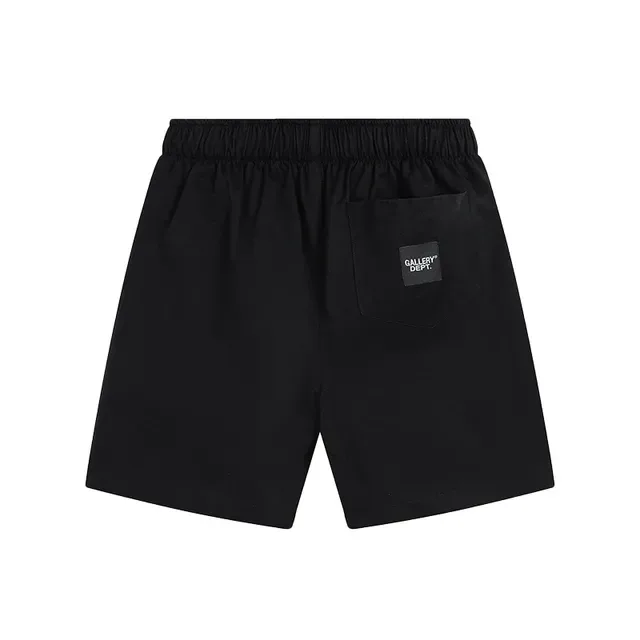 Gallery Dept Logo-Embroidered Elastic Waist Shorts 7