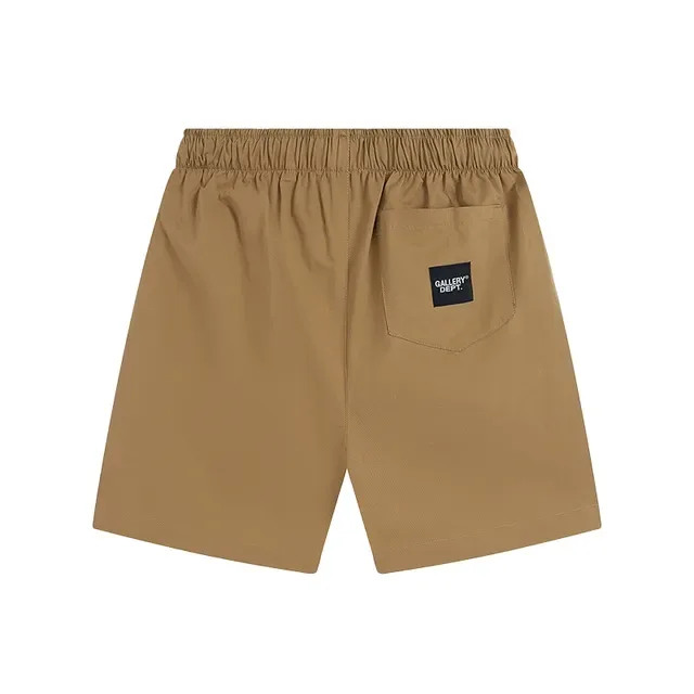 Gallery Dept Logo-Embroidered Elastic Waist Shorts 9