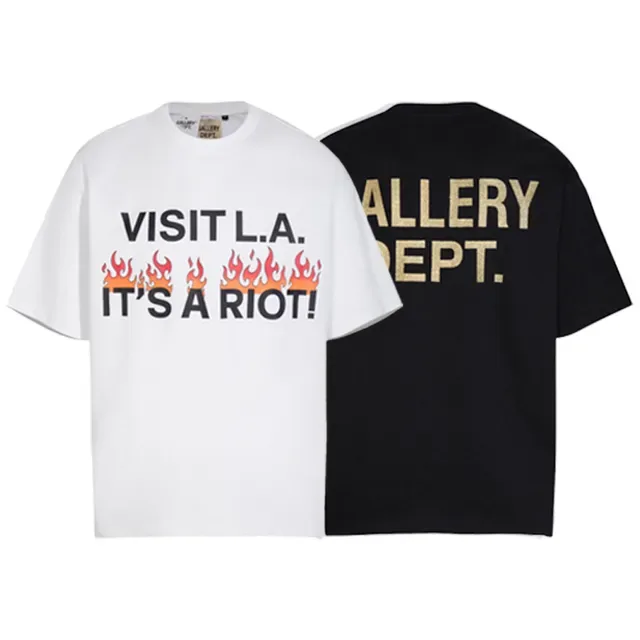 Gallery Dept Visit L.A. It's A Riot Flame Graphic T-Shirt 2