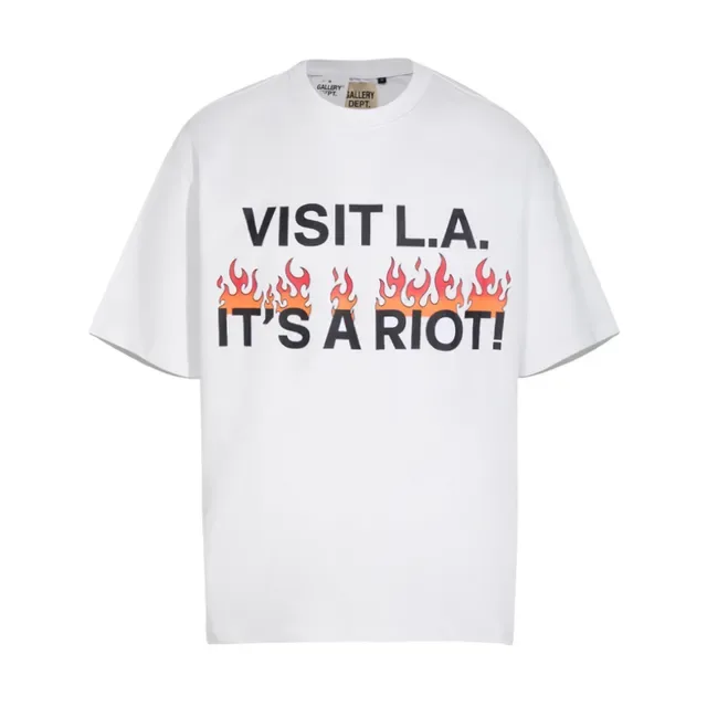 Gallery Dept Visit L.A. It's A Riot Flame Graphic T-Shirt 5