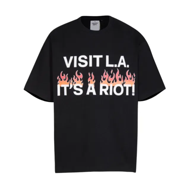 Gallery Dept Visit L.A. It's A Riot Flame Graphic T-Shirt 7
