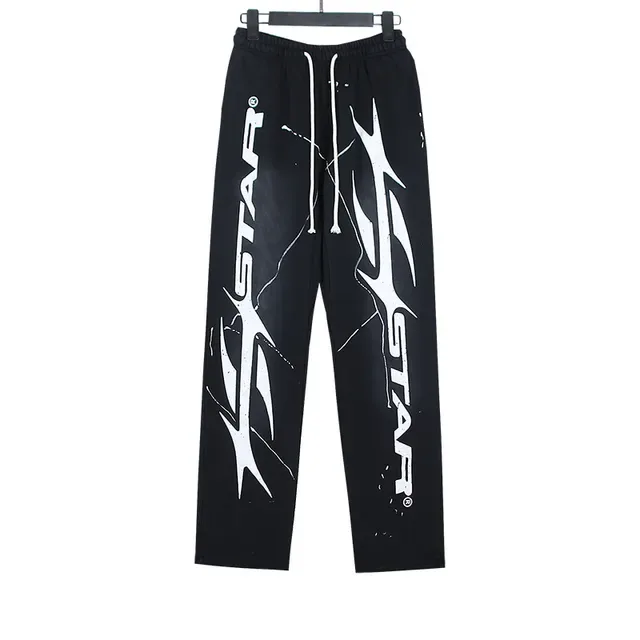 Black Distressed X-STAR Graphic Tracksuit 7