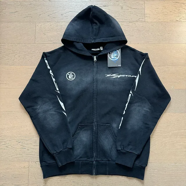 Black Distressed X-STAR Graphic Tracksuit 10