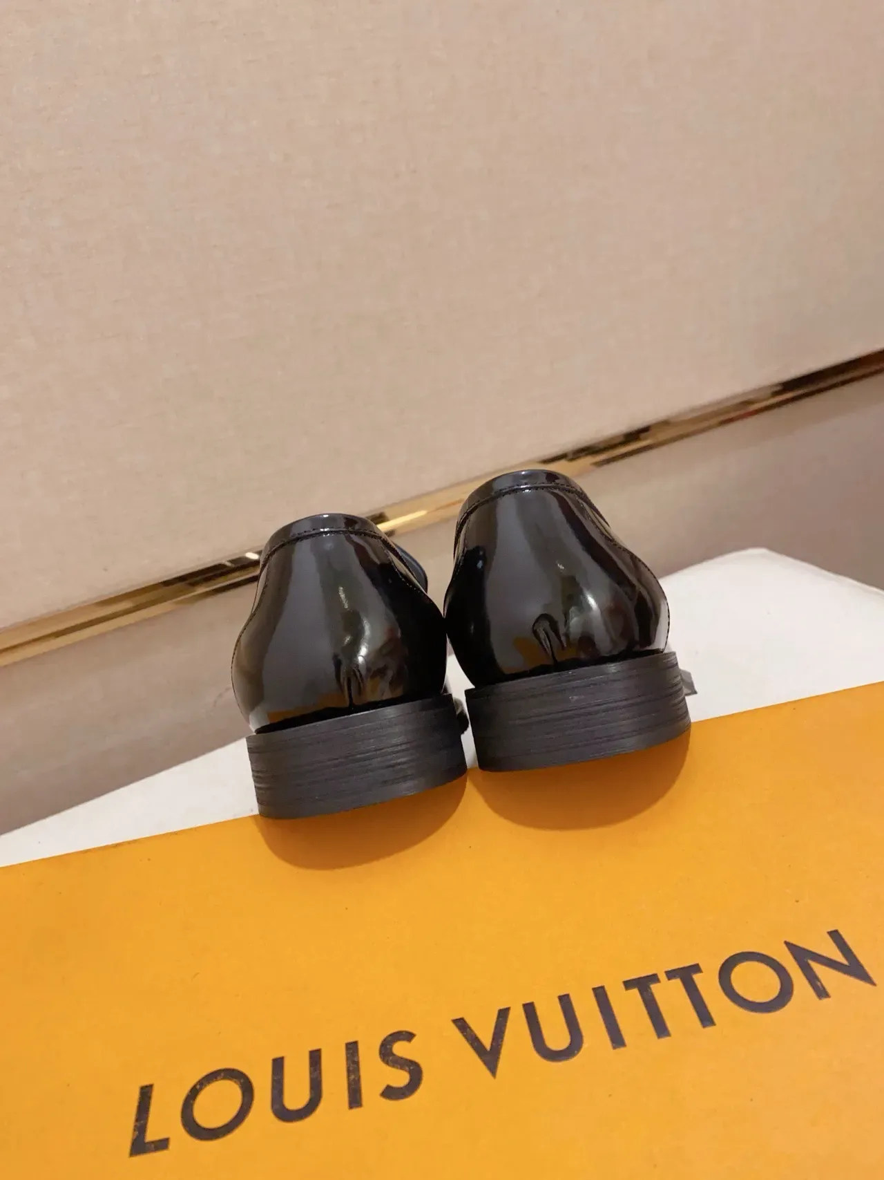 Black Glossy Patent Leather Buckle Strap Loafer 3