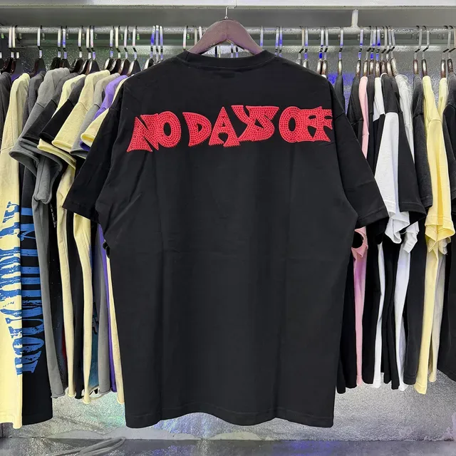 Black Graphic Horror Print T-Shirt 8
