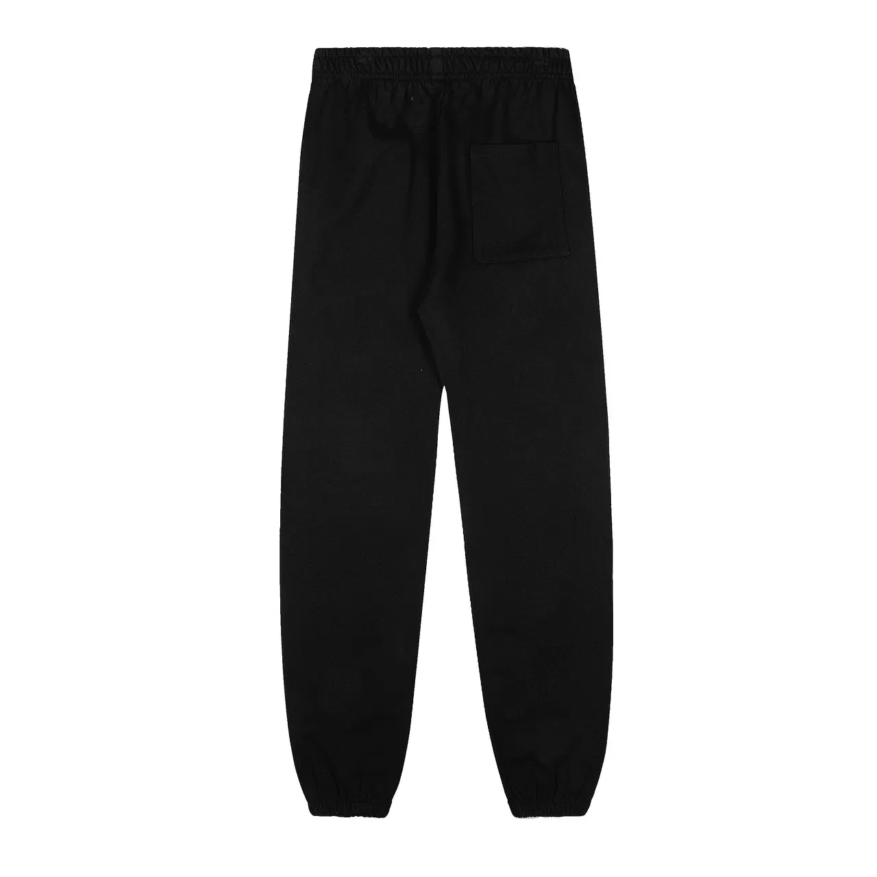 Black Graphic-Print Oversized Hoodie and Cuffed Joggers Tracksuit 5