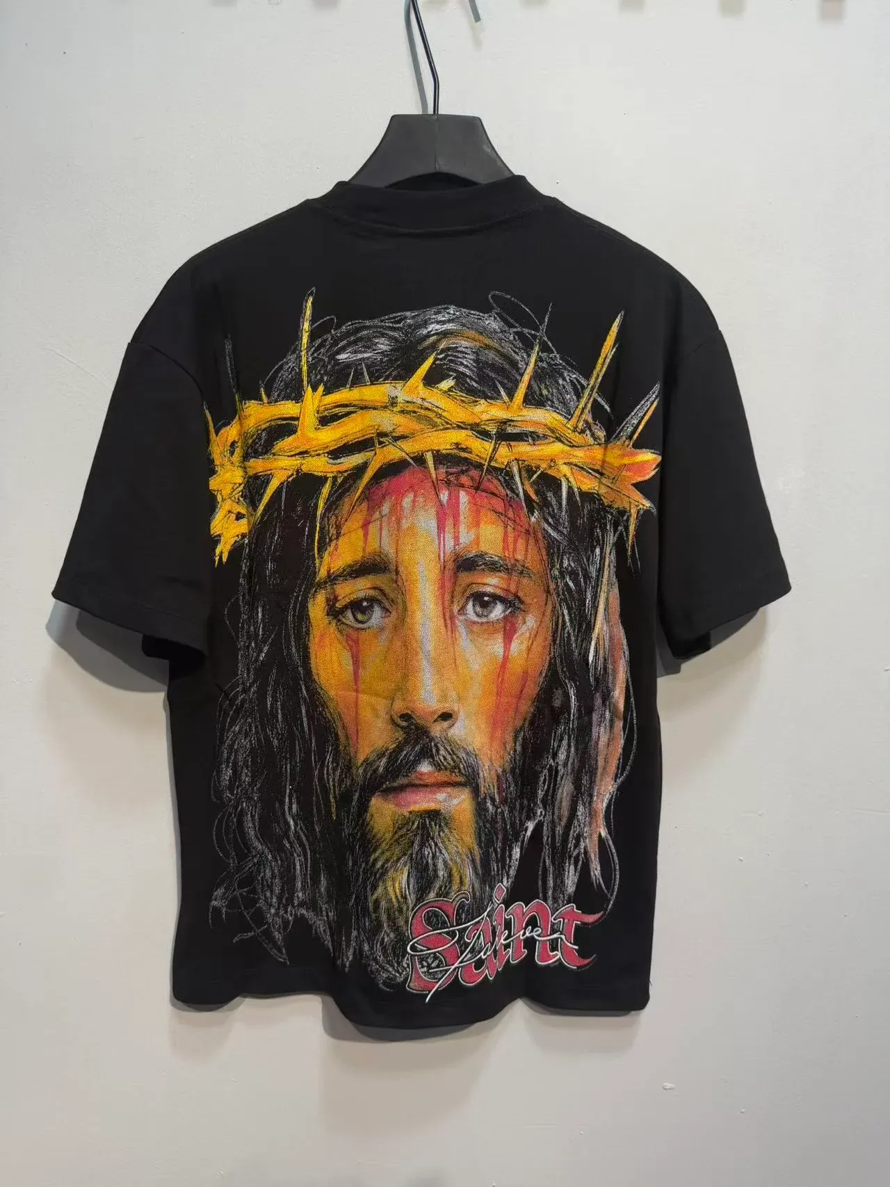 Black Graphic Print Oversized T-Shirt 6