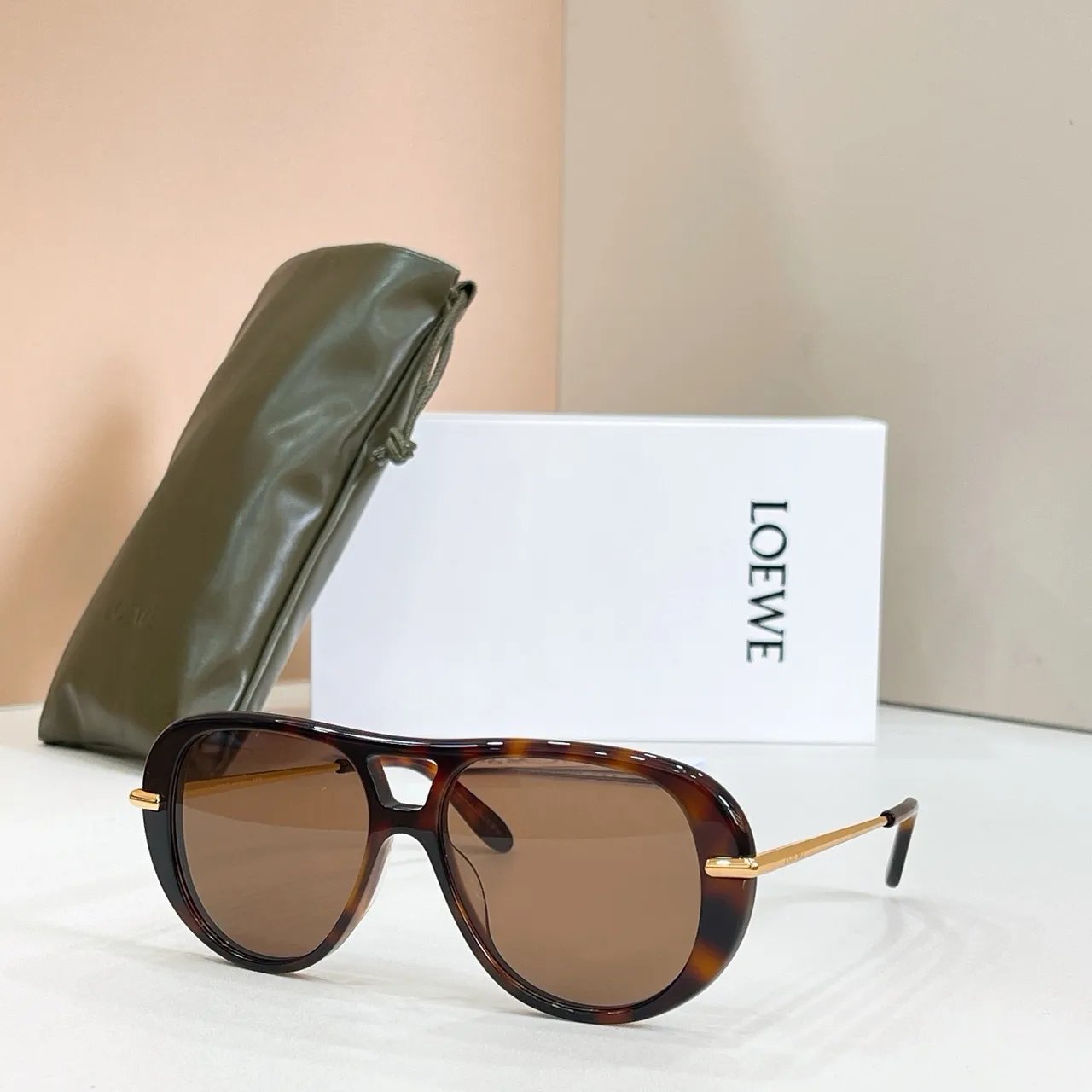Brown Black Relaxed Fit Lace-Insert Sleeves T-Shirt 3