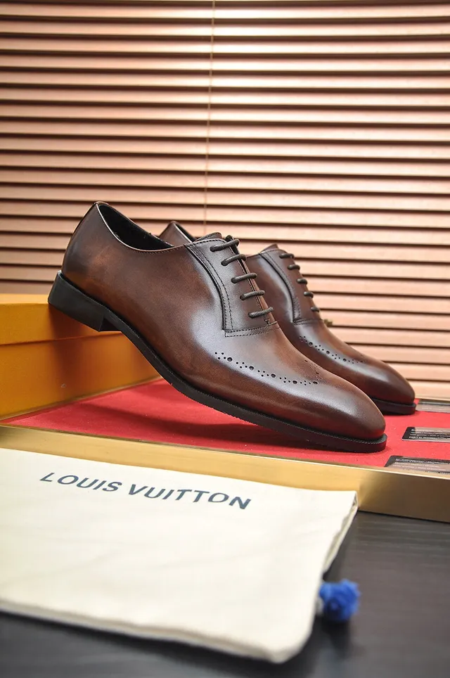Brown Full-Brogue Cap-Toe Oxford Shoe 3