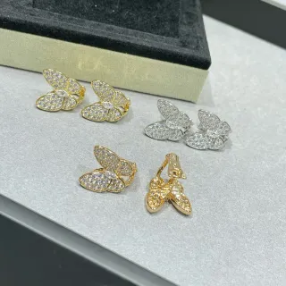 Butterfly Pavé Crystal Stud Earrings