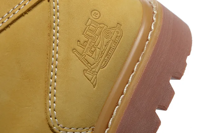 Caterpillar Work Boot Mustard Suede Rugged Lug Sole Work Boots 3