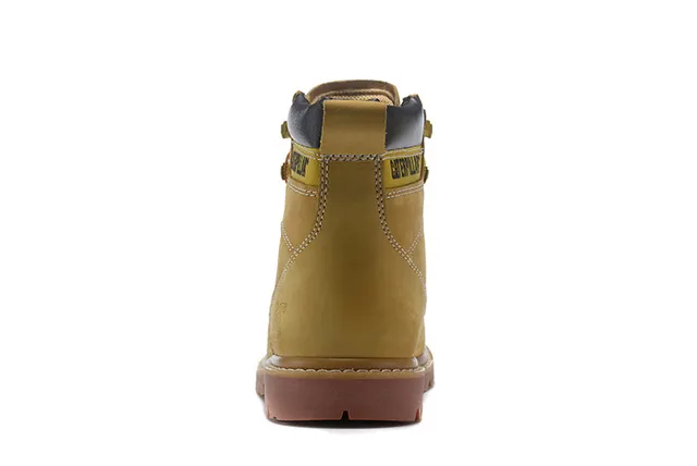Caterpillar Work Boot Mustard Suede Rugged Lug Sole Work Boots 9