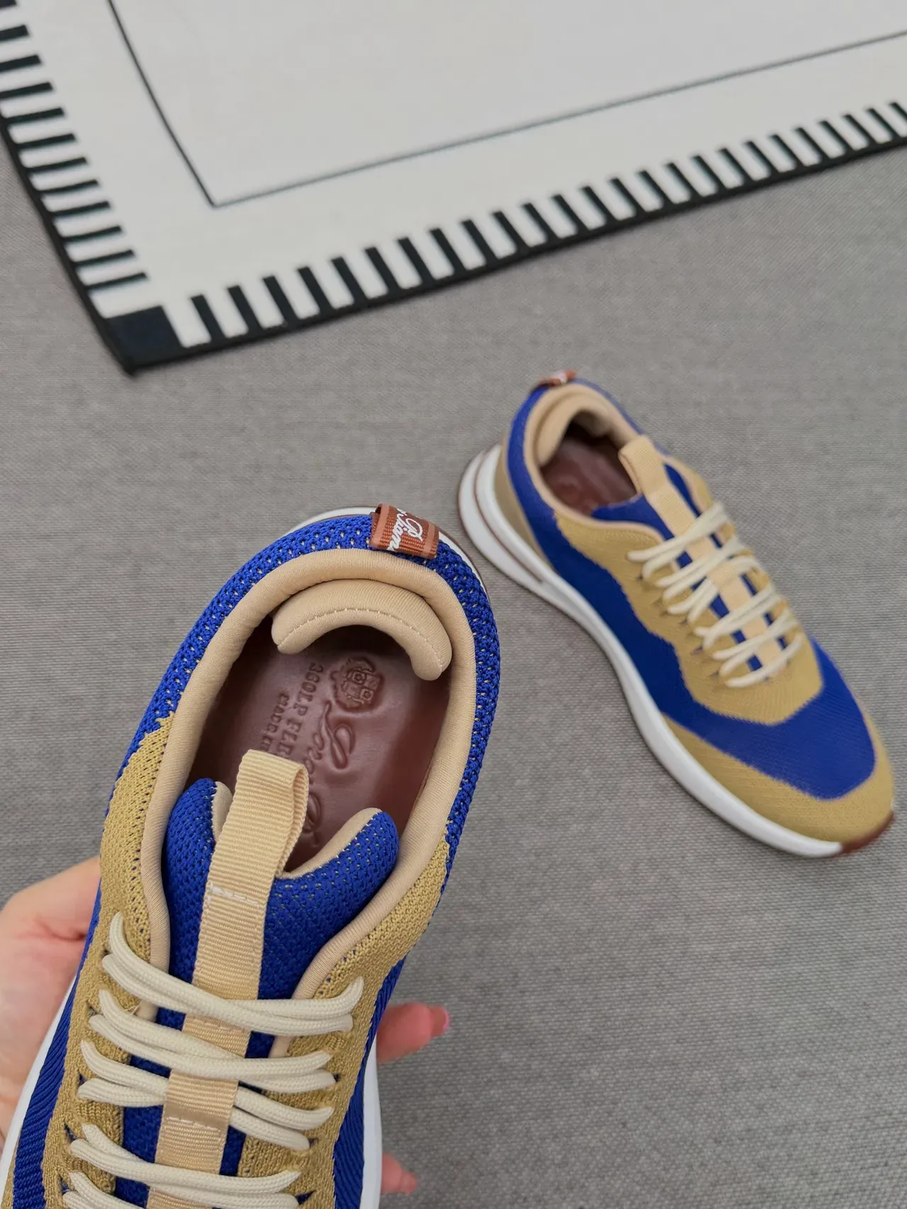 Color-Blocked Knit Low-Top Sneaker 3