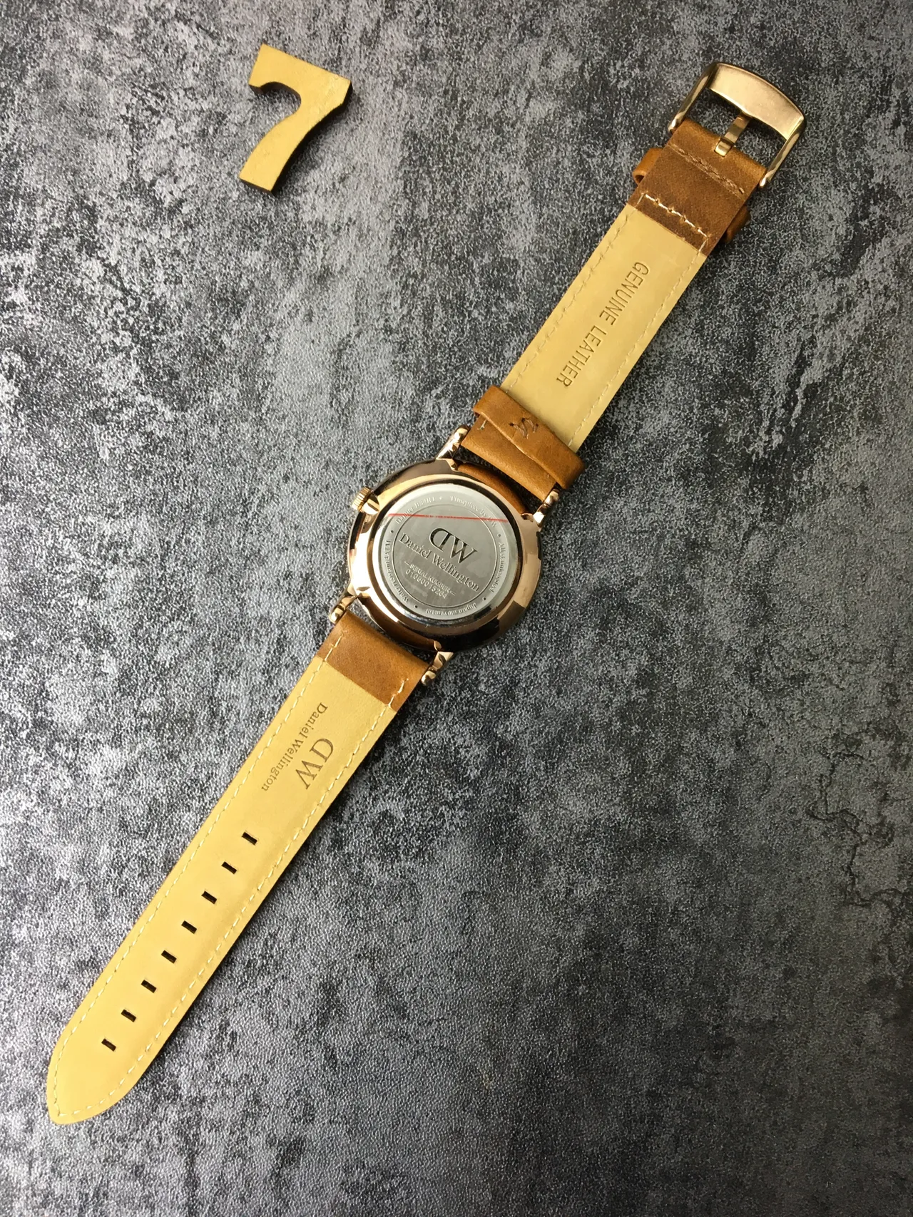 Daniel Wellington Classic Brown Gold Minimalist Case Quartz Watch 4