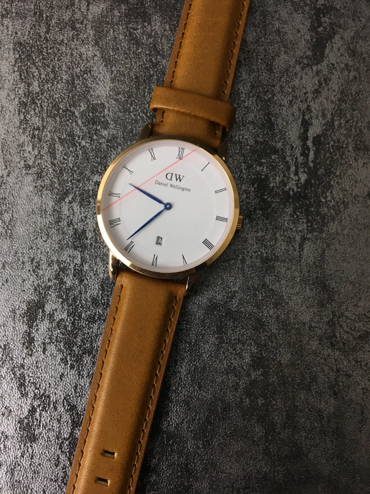 Daniel Wellington Classic Brown Gold Minimalist Case Quartz Watch 5
