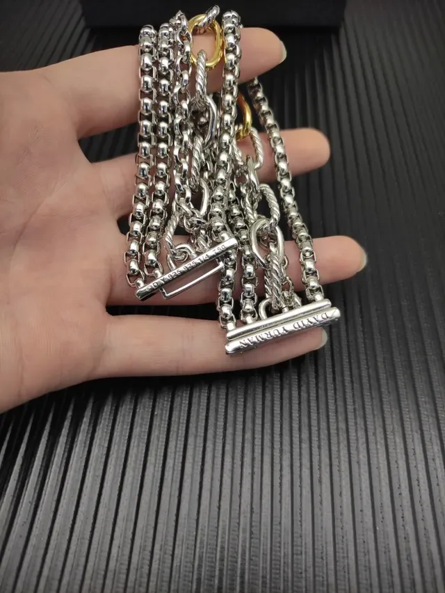 David Yurman Cable and Chain Multi-Strand Mixed-Metal Bracelet 4