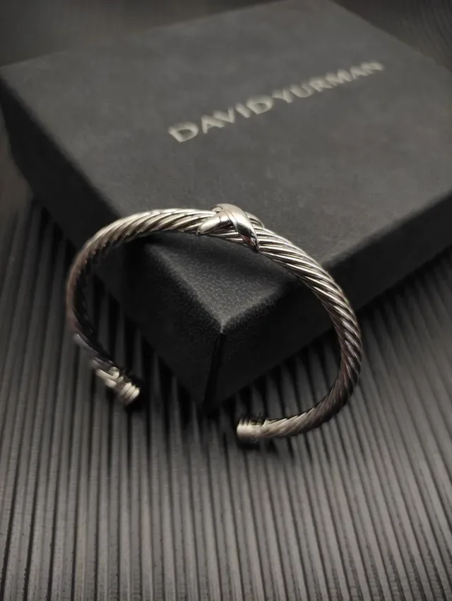 David Yurman Cable Classics Twisted Silver Knot Bracelet 3
