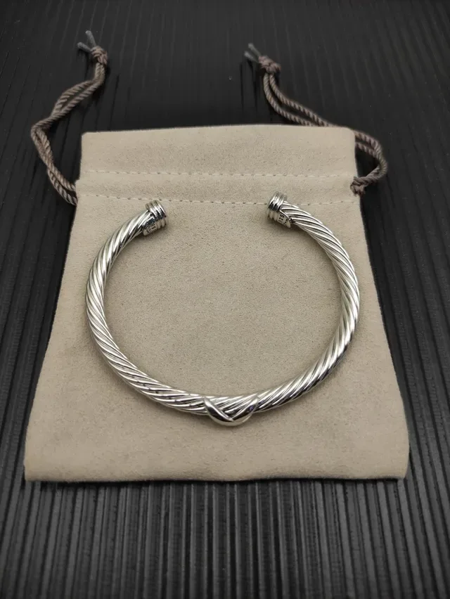 David Yurman Cable Classics Twisted Silver Knot Bracelet 8